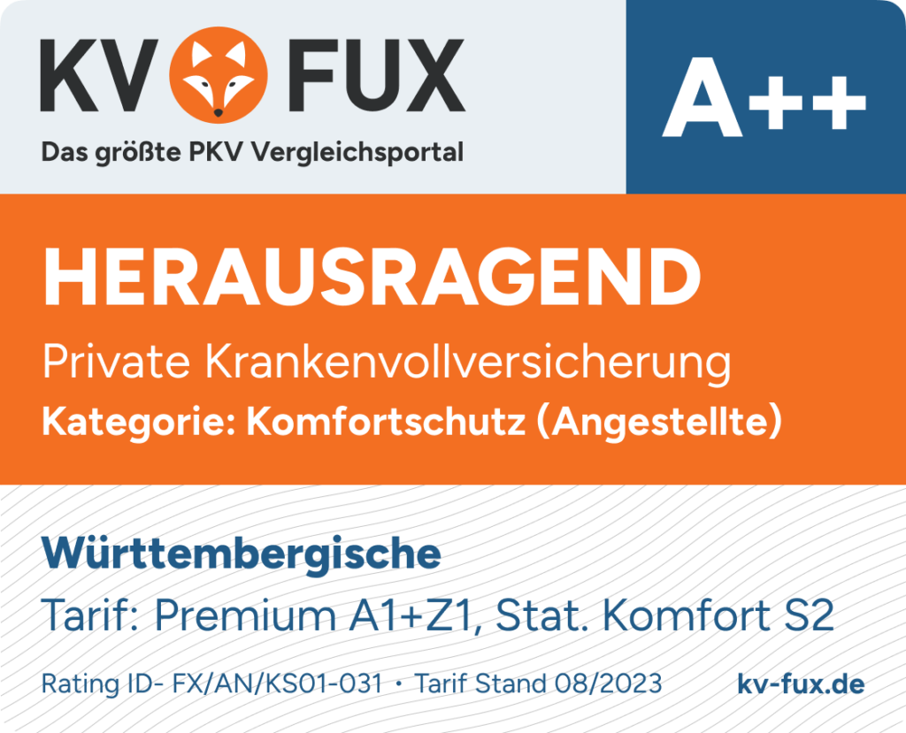 KV Fux Wuerttembergische Angestellt KS 0823